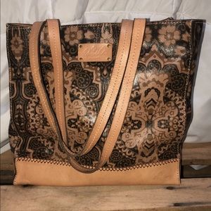 Leather Patricia Nash tote